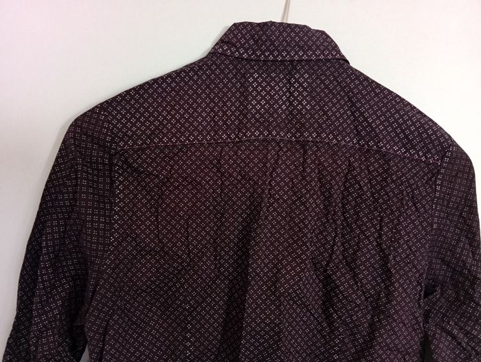 Chemise bordeaux à motifs t38/40 - photo numéro 10