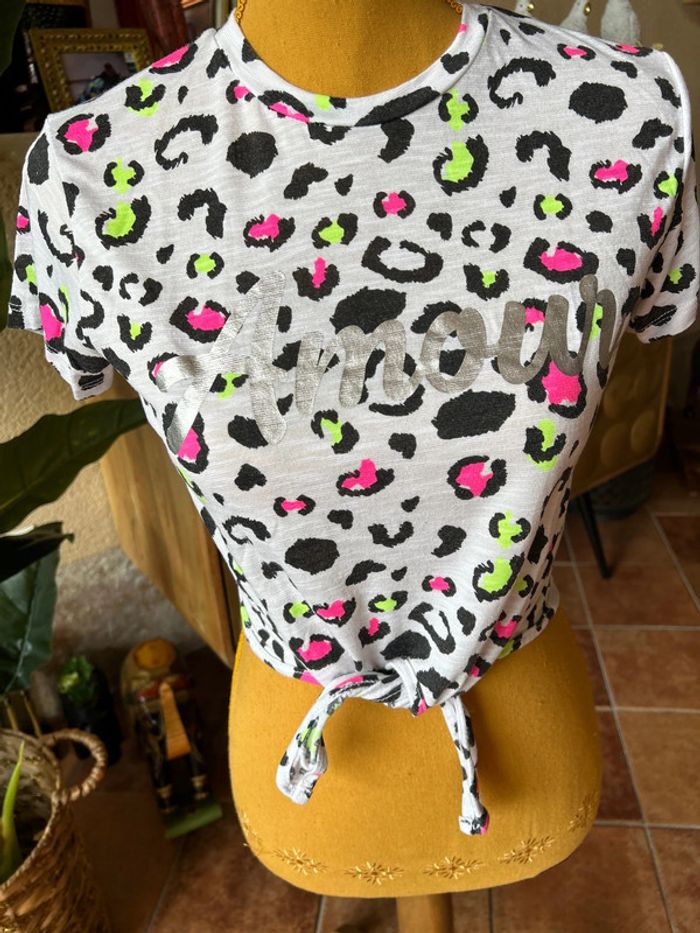 Primark t shirt avec noeud neuf taille 11 ans - photo numéro 2