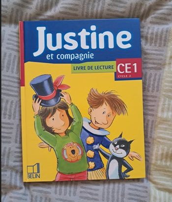 Livre de lecture CEI Justine et compagnie 