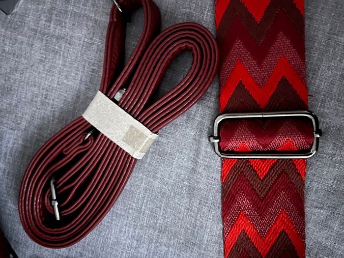 Sac a bandoulière Bordeaux - photo numéro 2