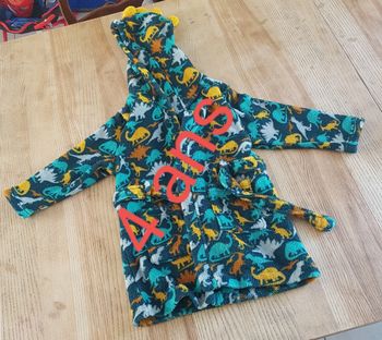 Robe de chambre polaire garçon 4 ans