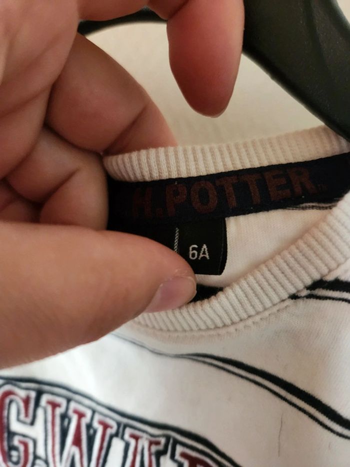 Tshirt à rayures harry potter 6ans - photo numéro 3