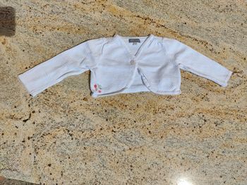 Gilet blanc Sergent major 9 mois neuf