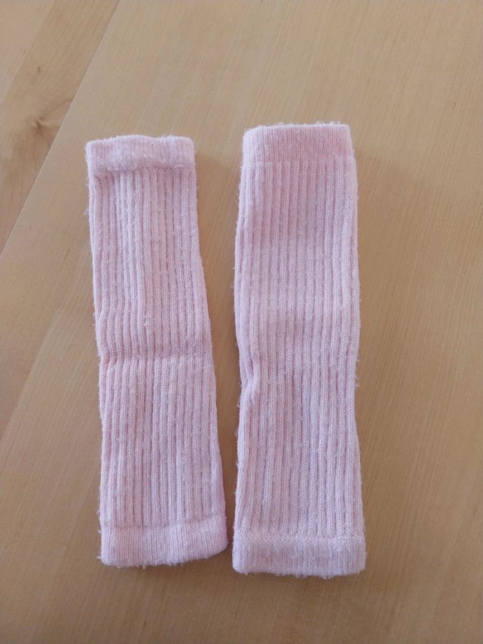 Guêtres de danse rose fille taille unique - photo numéro 2