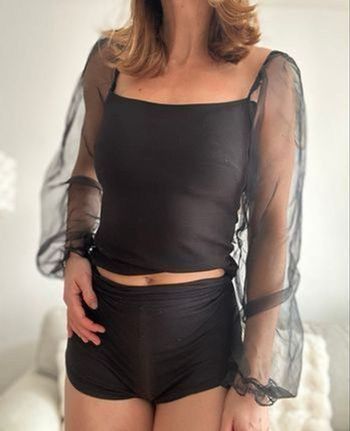 Haut manche longues bouffant Parisian