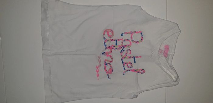 Lot 9 T-shirt manches courtes fille débardeur été 3 ans 36 mois - photo numéro 6