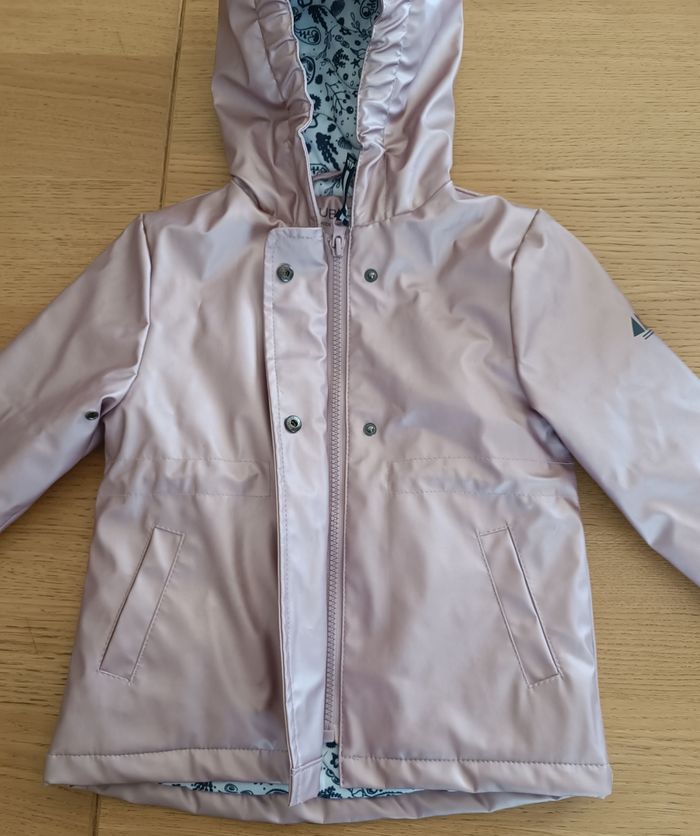 Ciré imperméable matelassé Hublot 3 ans 98 cm rose métallisé fille - photo numéro 5