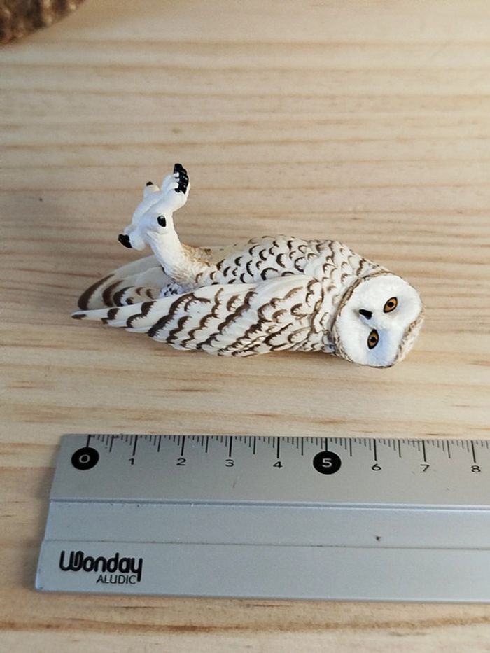PAPO Chouette blanche Figurine animal de la forêt - photo numéro 6