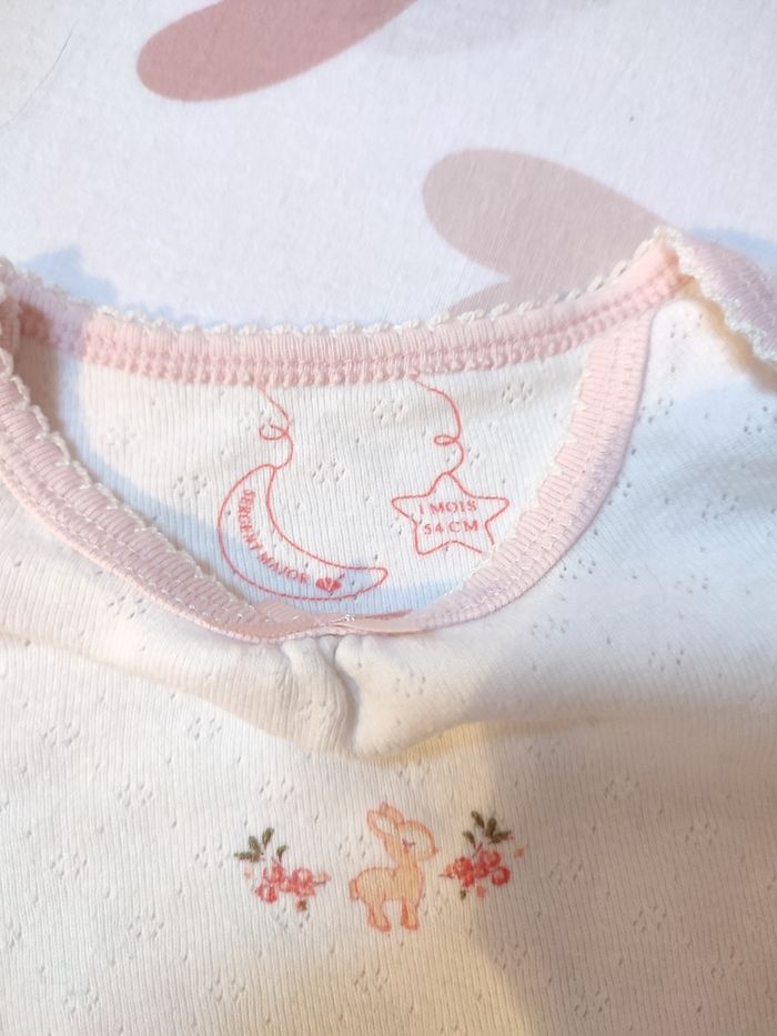 Lot de bodies bébé fille - 1 mois - Très bon état - Sergent major - photo numéro 6