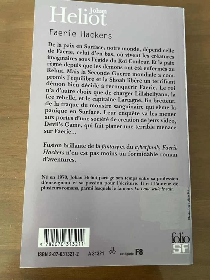 Faerie Hackers Johan Heliot Folio SF NEUF - photo numéro 4