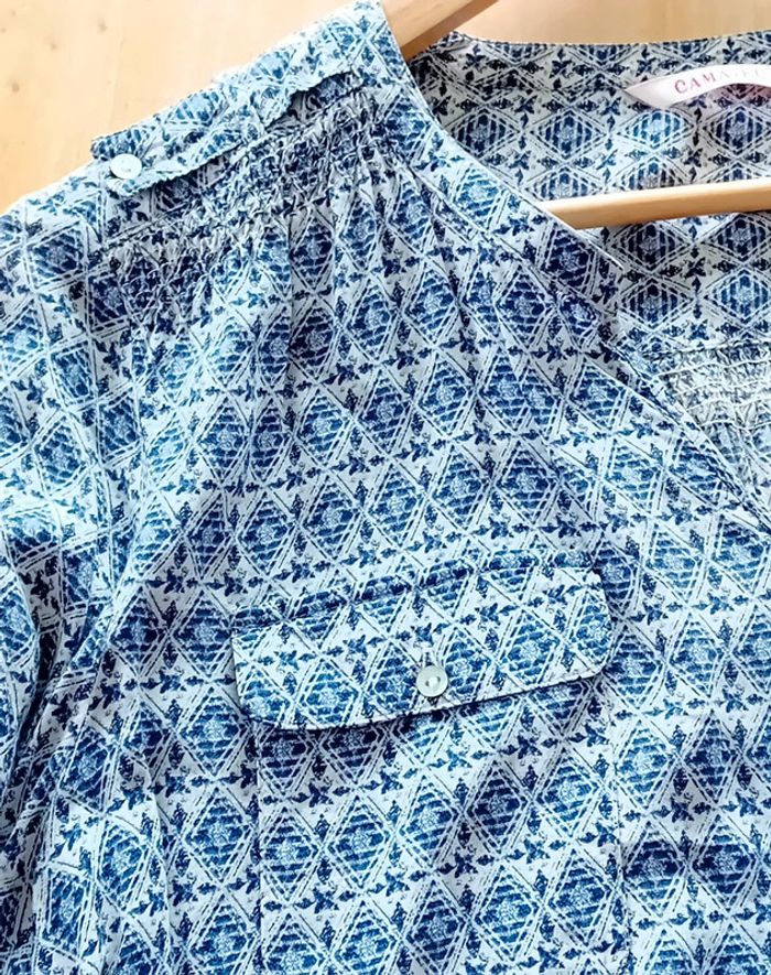Jolie blouse bleue - photo numéro 3