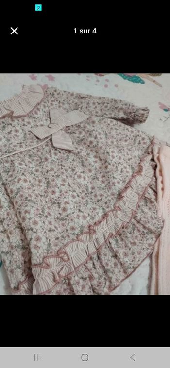 Robe fleurie bébé