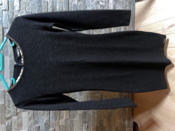 Robe Superdry droite noire pailleté sequins Taille XS / 34 - 36 Bon état