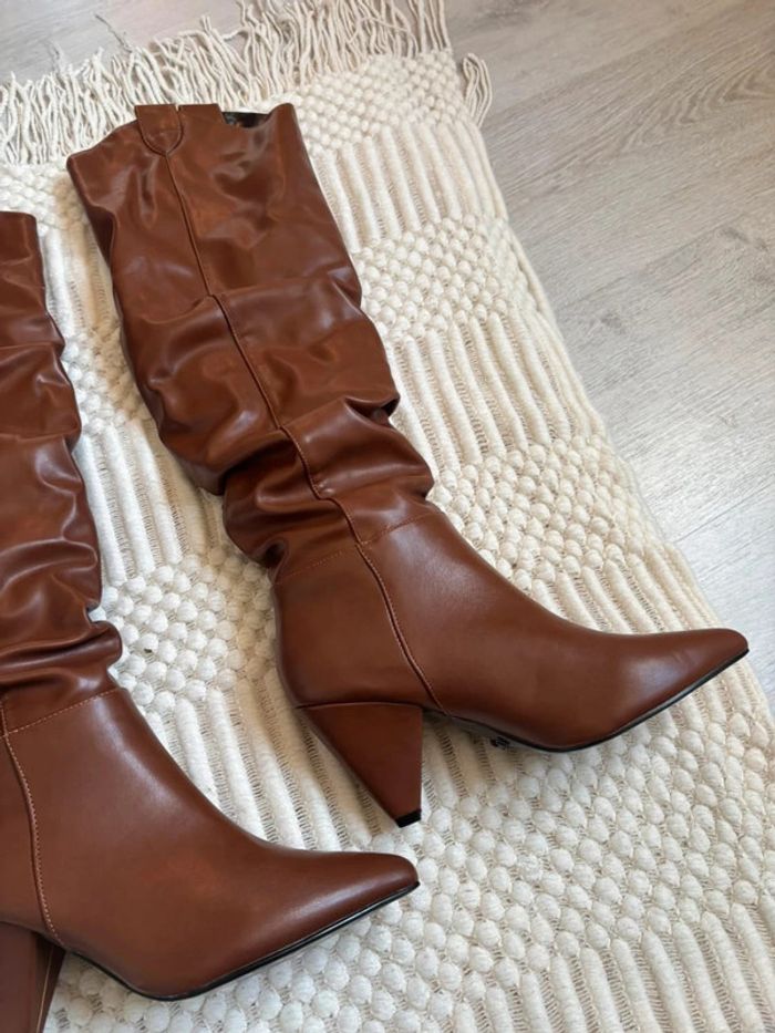 Cuissardes femme marron Taille 38 - photo numéro 3