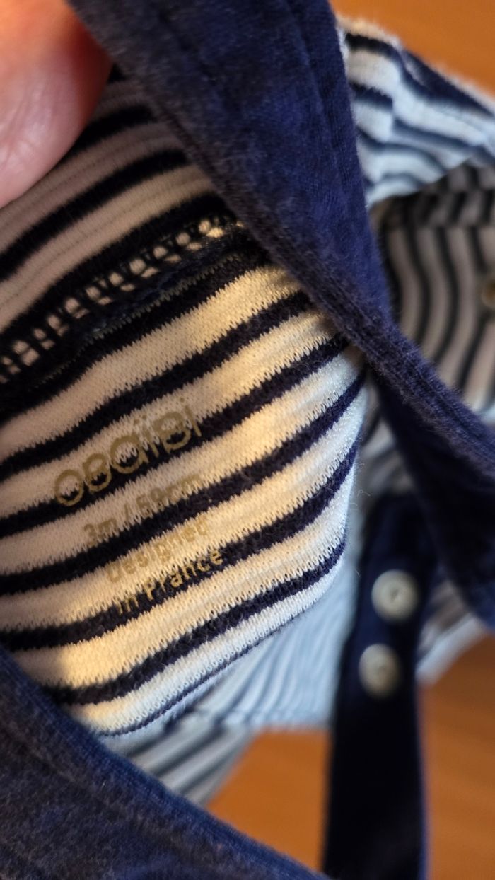 Neuve (non portée)💙😍🥰 salopette 3mois Garçon💙😍🥰 - photo numéro 3