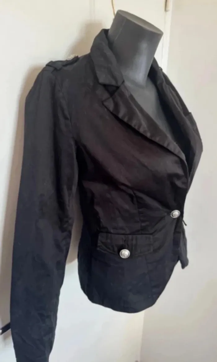 Joli blazer noir très bon état Camp - photo numéro 2