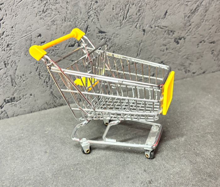 Petit caddie métallique chariot
