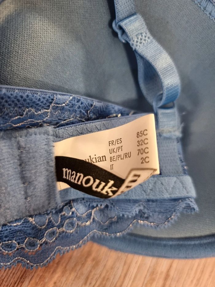 Manoukian soutien gorge bleu * 85C * - photo numéro 10