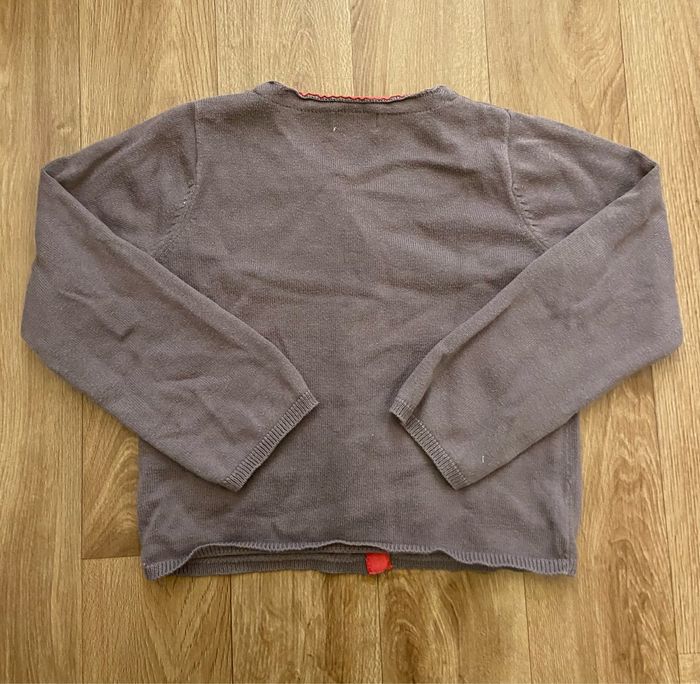 Gilet marron fille 5 ans - photo numéro 2