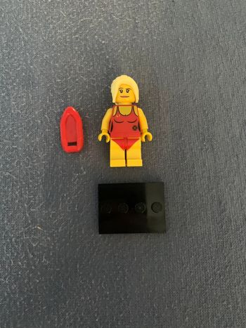 Lego Minifigure Sauveteuse en mer serie 2 numéro 8
