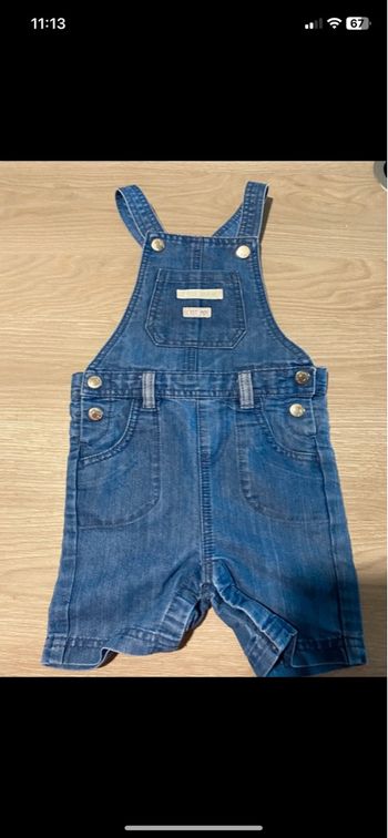 Salopette en jean garçon 