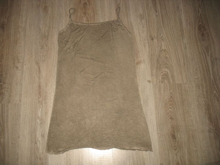 DÉBARDEUR A BRETELLES LONG KAKI - TAILLE S - n°03 - photo numéro 2