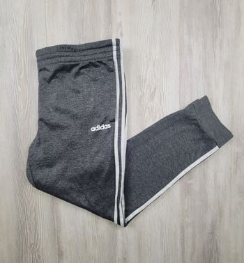 Jogging Adidas 3 bandes gris chiné foncé homme M
