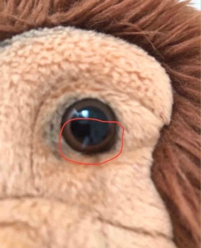 Grande peluche 40 centimètres gorille / singe assis marron et beige Vintage - photo numéro 9