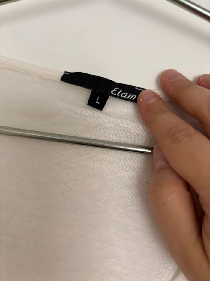 T-shirt effet transparent L - photo numéro 2