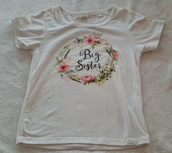 Haut Big Sister 4/5 ans