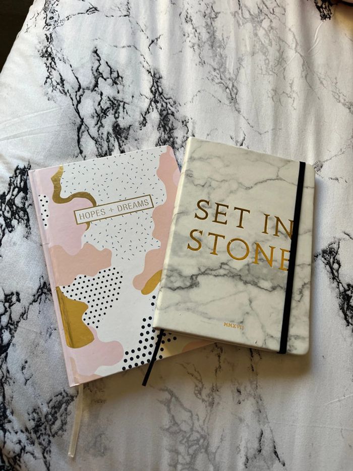 Lot de 2 petits cahier