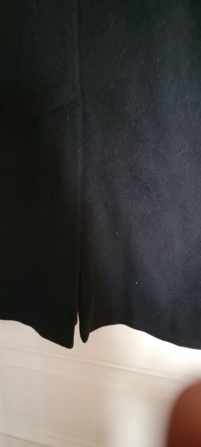 Beau manteau "Et Dieu créa la femme" noir mi-long taille 44 #style slave laine et cachemire - photo numéro 10