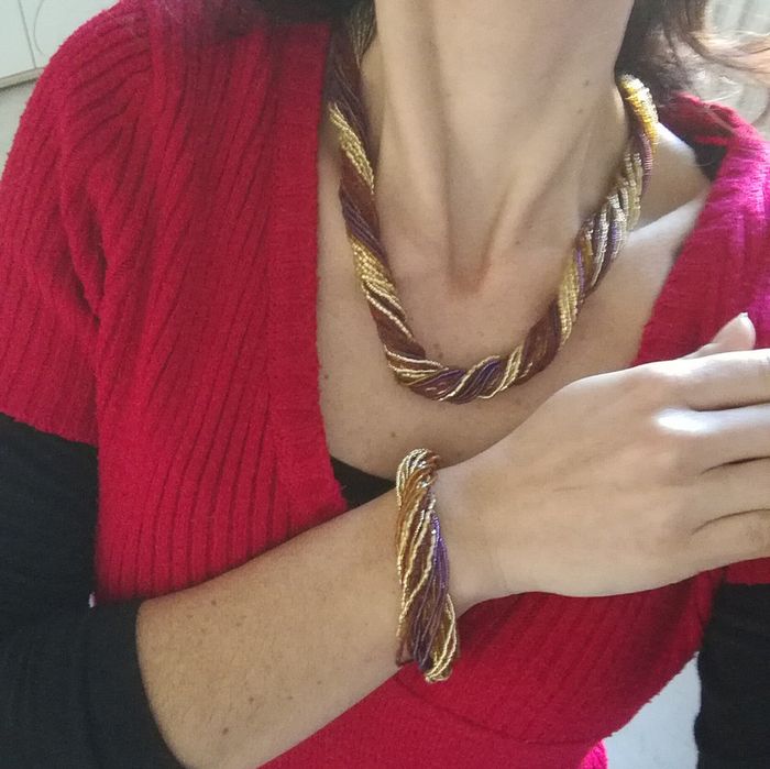 Parure en perles - photo numéro 2
