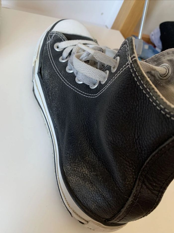 Converse - Chuck Taylor All Star - Baskets montantes en cuir - Noir P36 - photo numéro 5