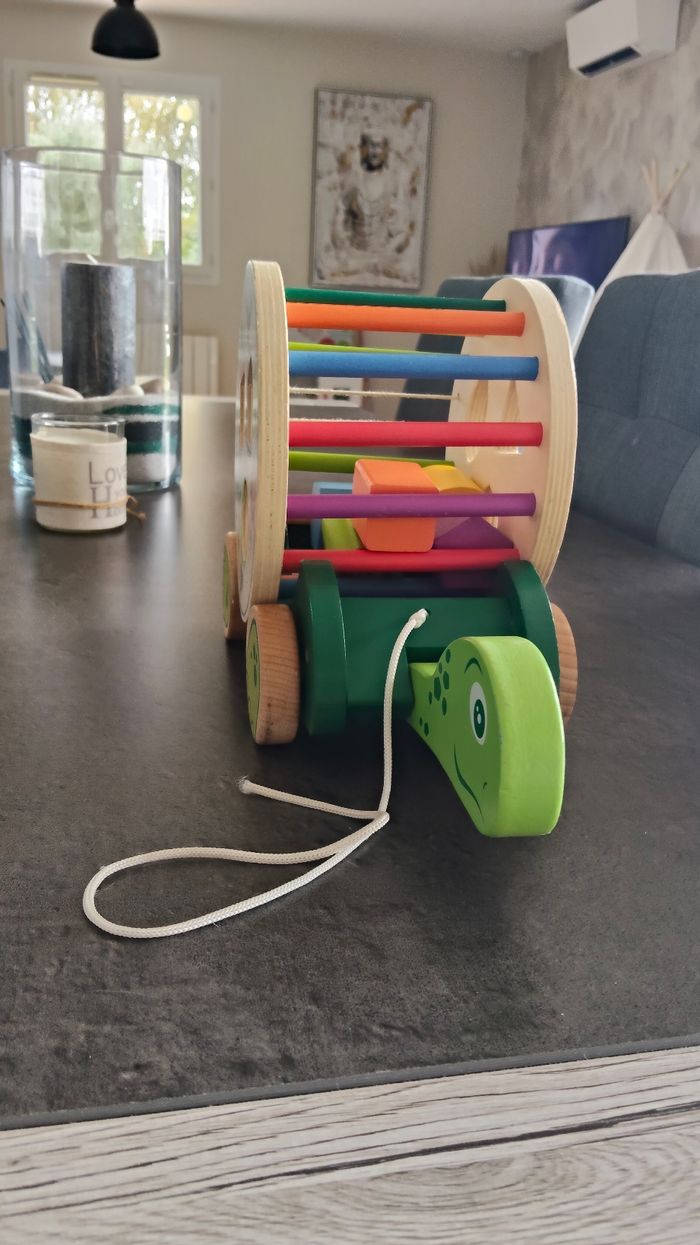 Tortue à tirer avec roue d'encastrement - photo numéro 10