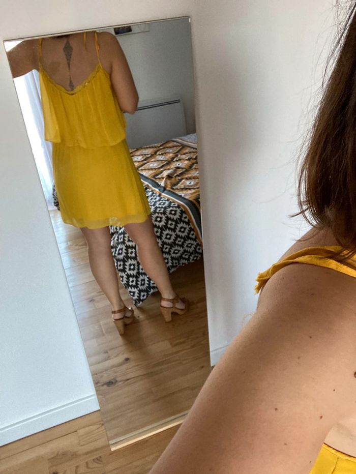 Robe jaune naf naf - photo numéro 3