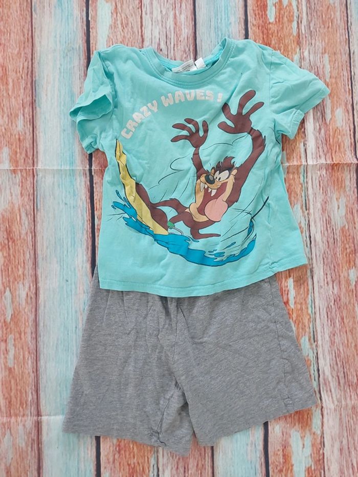 Pyjama pyjashort 8 ans looney tunes garçon