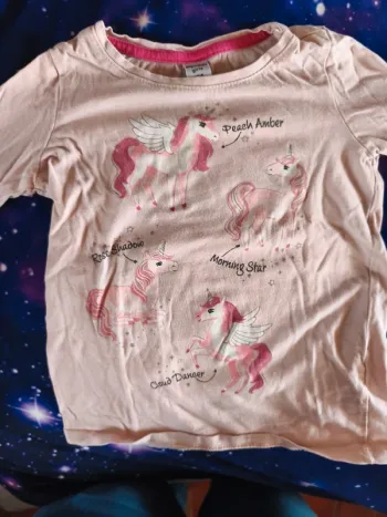 T-shirt licorne Dopodopo 3 ans