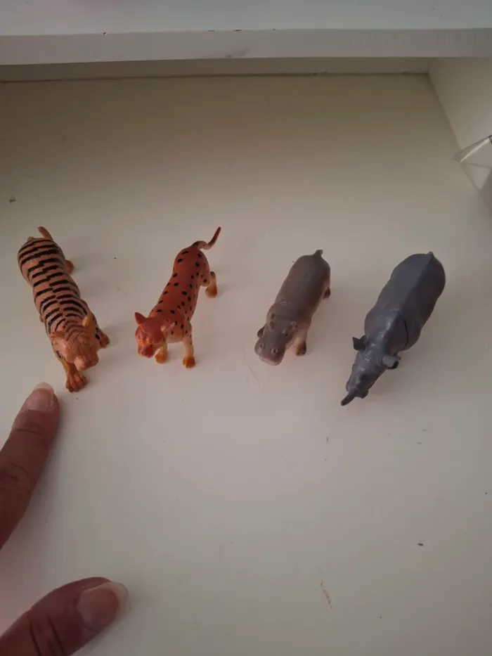 Lot 4 animaux figurines vintage - photo numéro 2