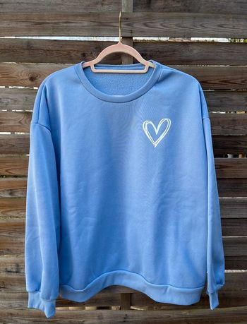 Sweat avec cœur - Taille XL