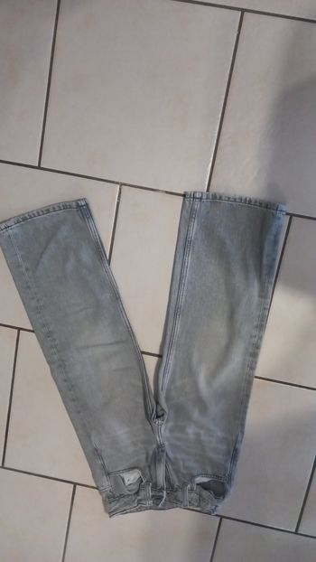 Jean large noir grisé fille zara 6 ans mis 3 fois