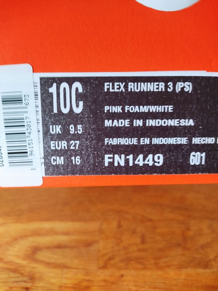 Baskets Nike flex runner T 27 - photo numéro 8