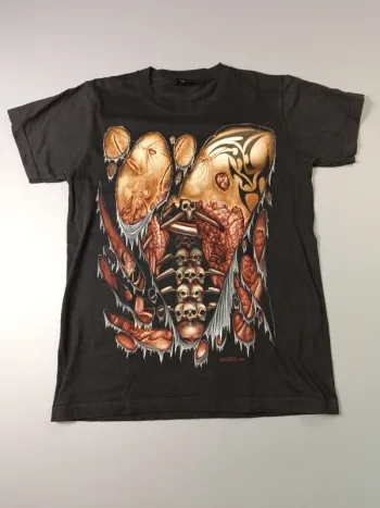 T-shirt imprimé graphic skull open body - S