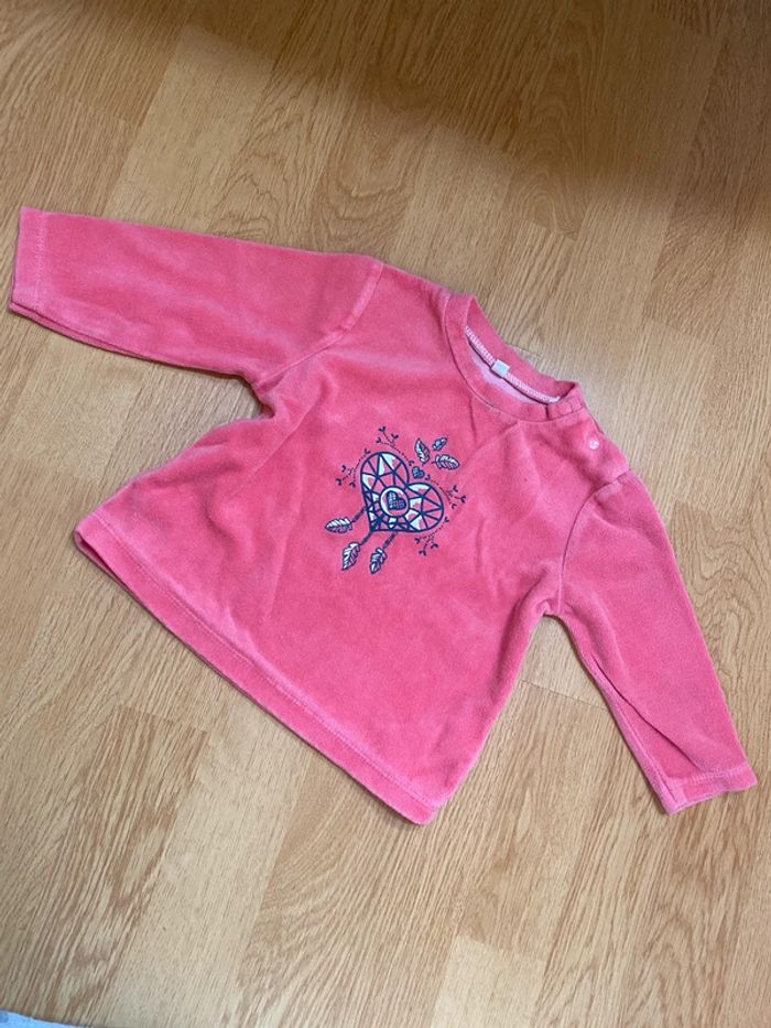 Sweat velour 12 mois