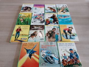 Lot de 15, bibliothèque verte (J.o. Curwood, Fenimore Cooper(3)