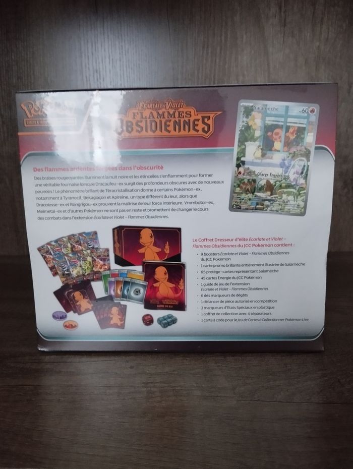 Pokémon 
ETB 
Écarlate et Violet EV3
Flammes Obsidienne - photo numéro 3