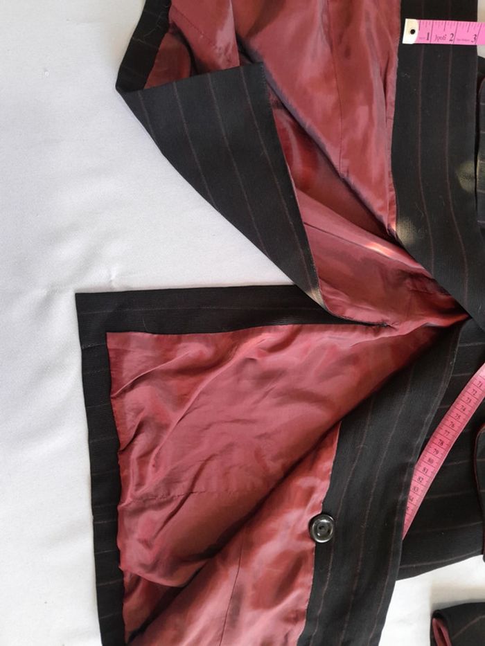 Très belle veste longue caroll vintage taille 40 / 42 - photo numéro 15