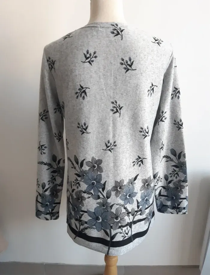 Pull long gris XIN DA T38/40 - photo numéro 5