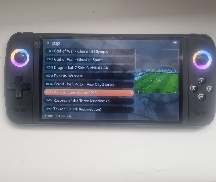 Console portable 20000 jeux de 7 pouce - photo numéro 3