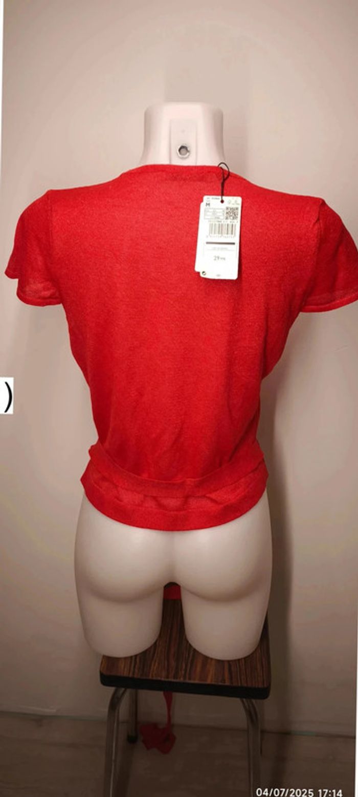 Haut Mango Femme Taille M Rouge - photo numéro 2